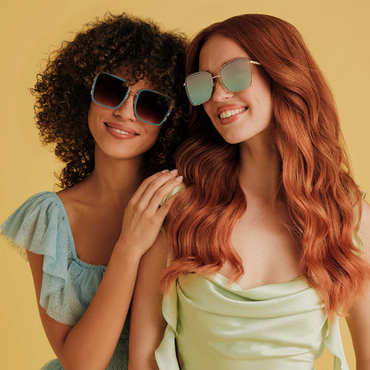 BELLE 2.0 - GOLD + ENCHANTING BLUE + BROWN GRADIENT + POLARIZED SUNGLASSES