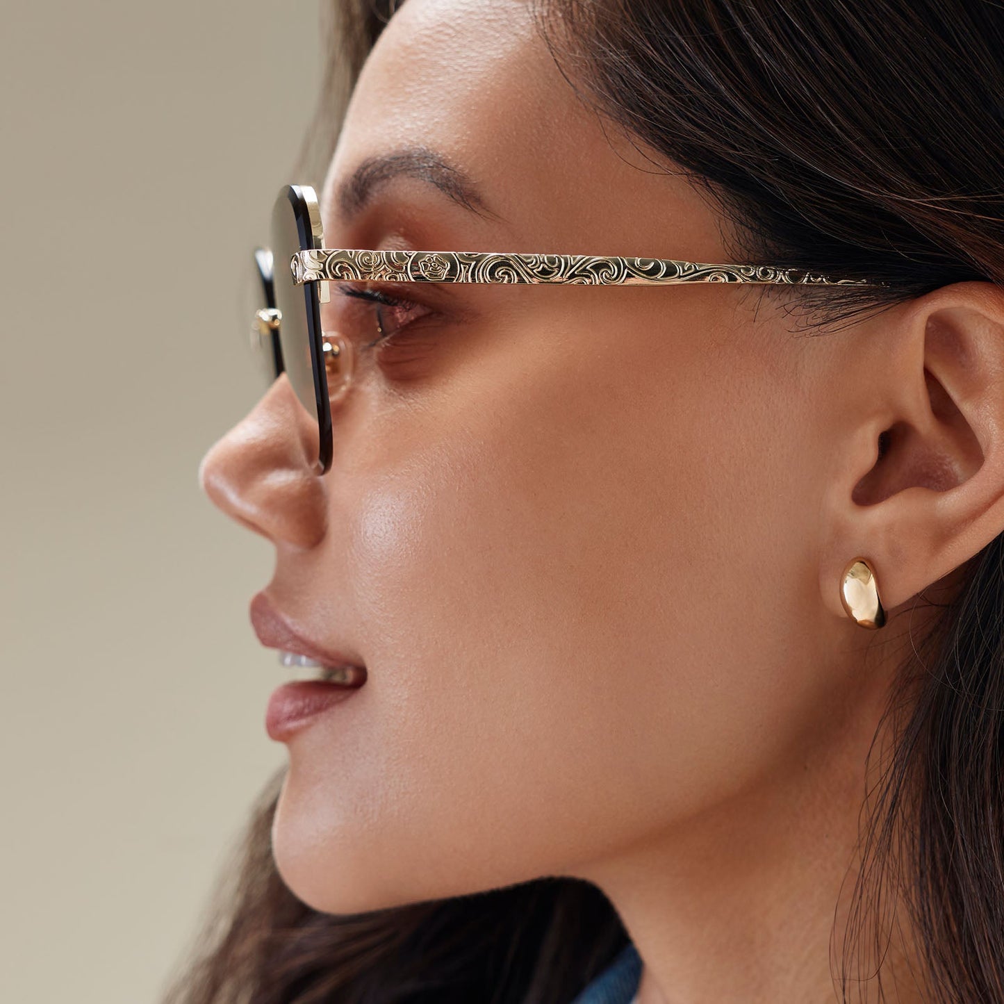 BELLE 3.0 - GOLD + BROWN GRADIENT + SUNGLASSES