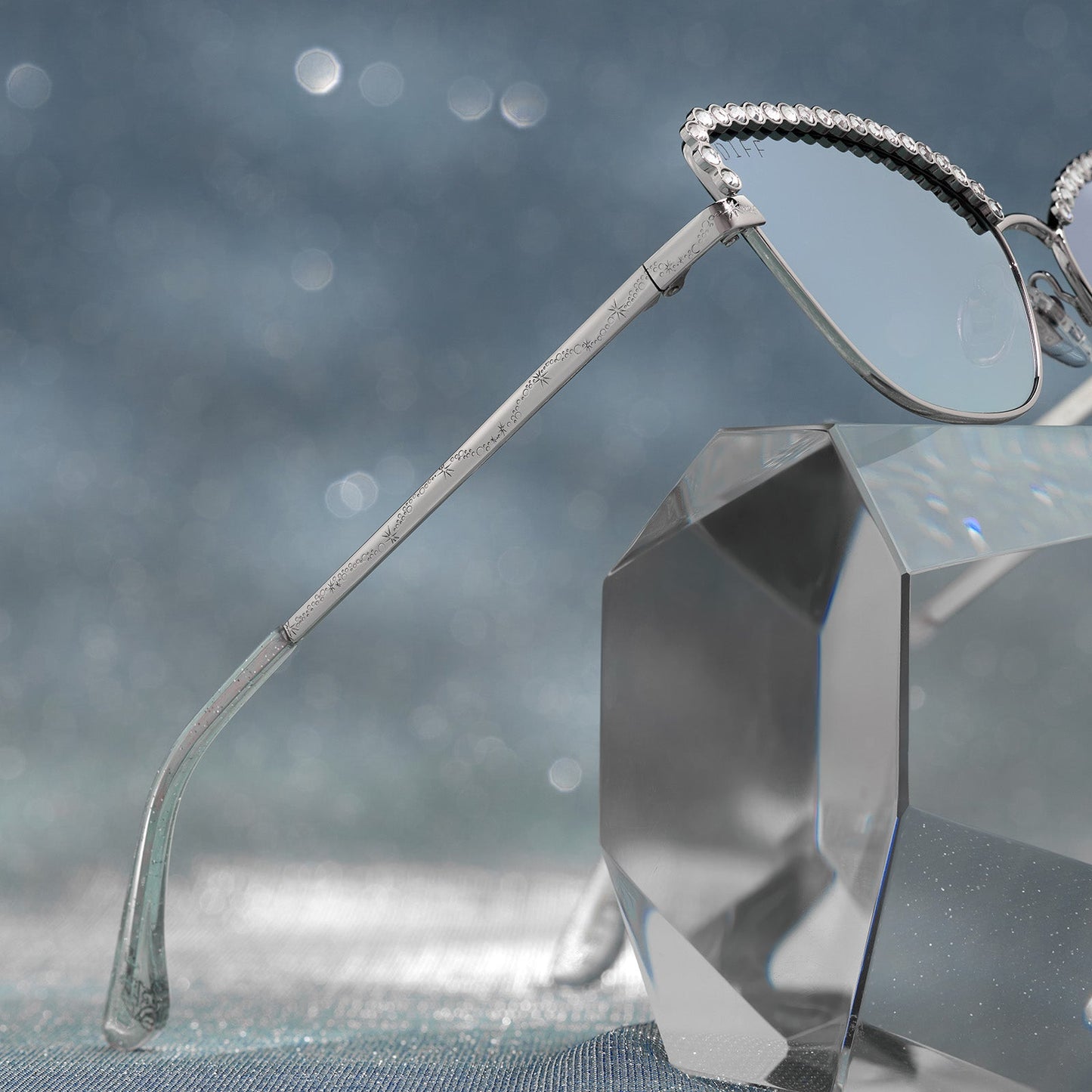 CINDERELLA 2.0 - SILVER + GREY GRADIENT SILVER FLASH + SUNGLASSES