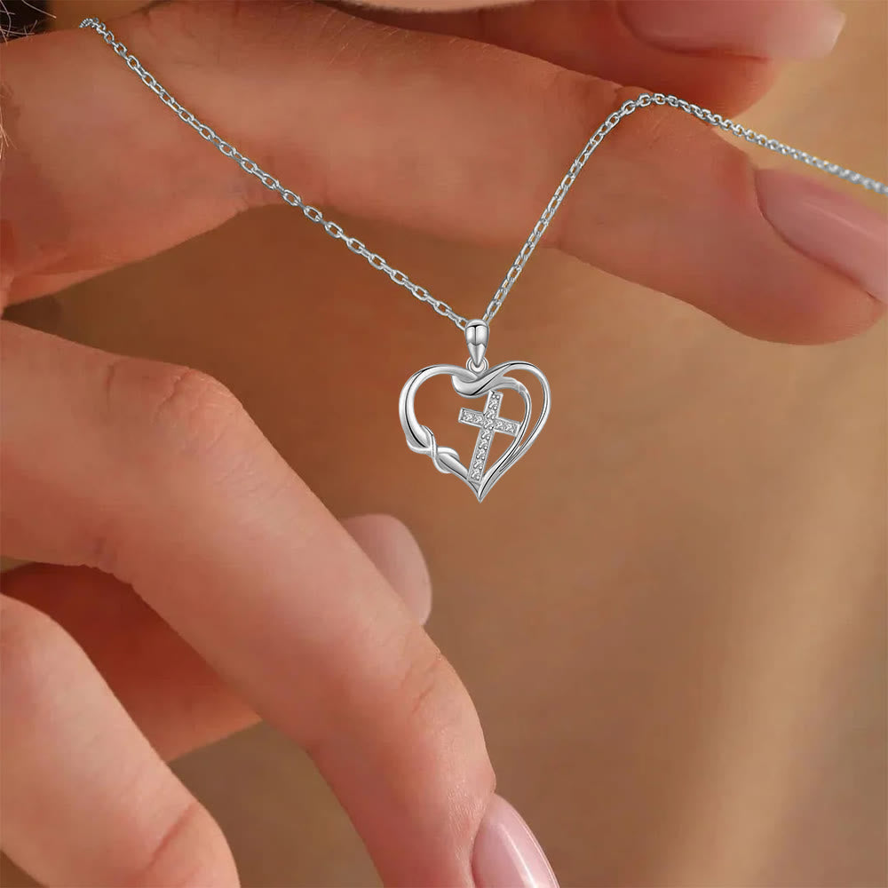 Heart & Cross Necklace