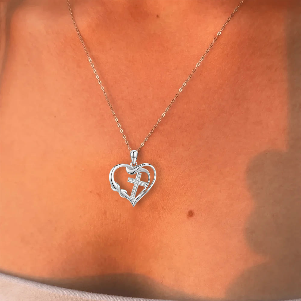 Heart & Cross Necklace