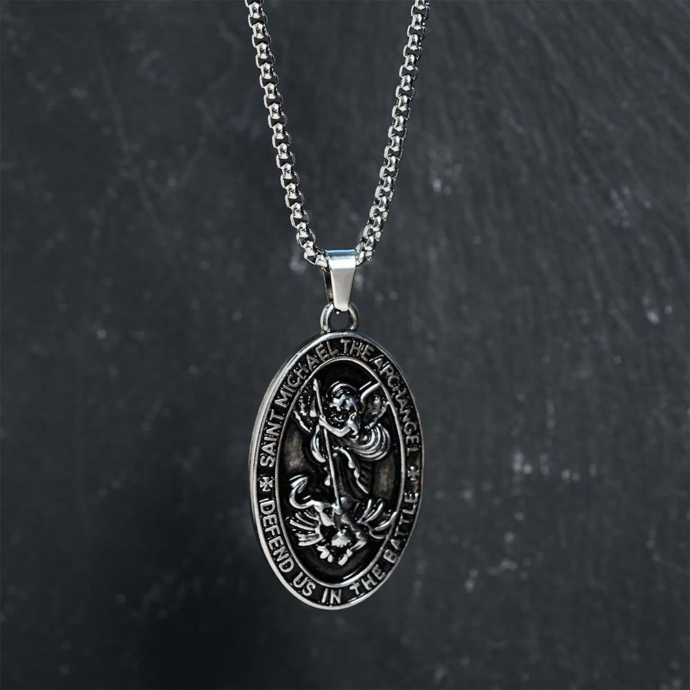 St. Michael Battle Medallion Necklace