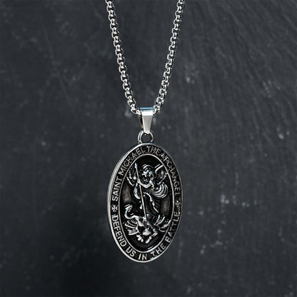 St. Michael Battle Medallion Necklace