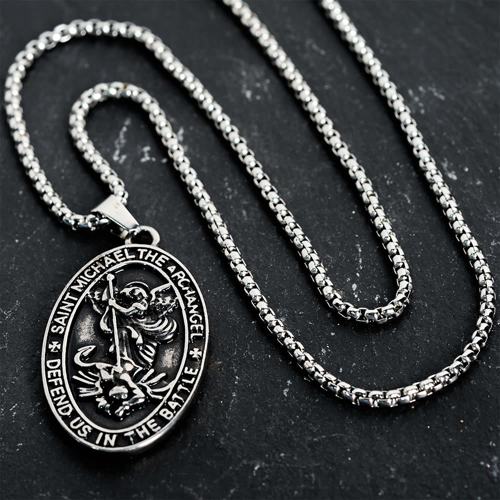 St. Michael Battle Medallion Necklace