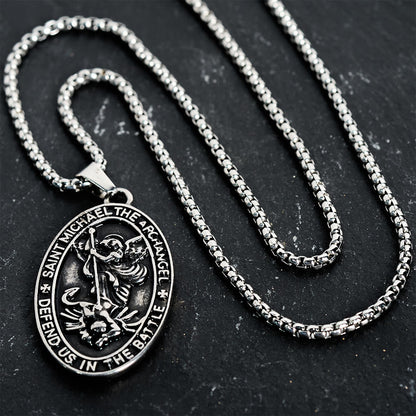 St. Michael Battle Medallion Necklace