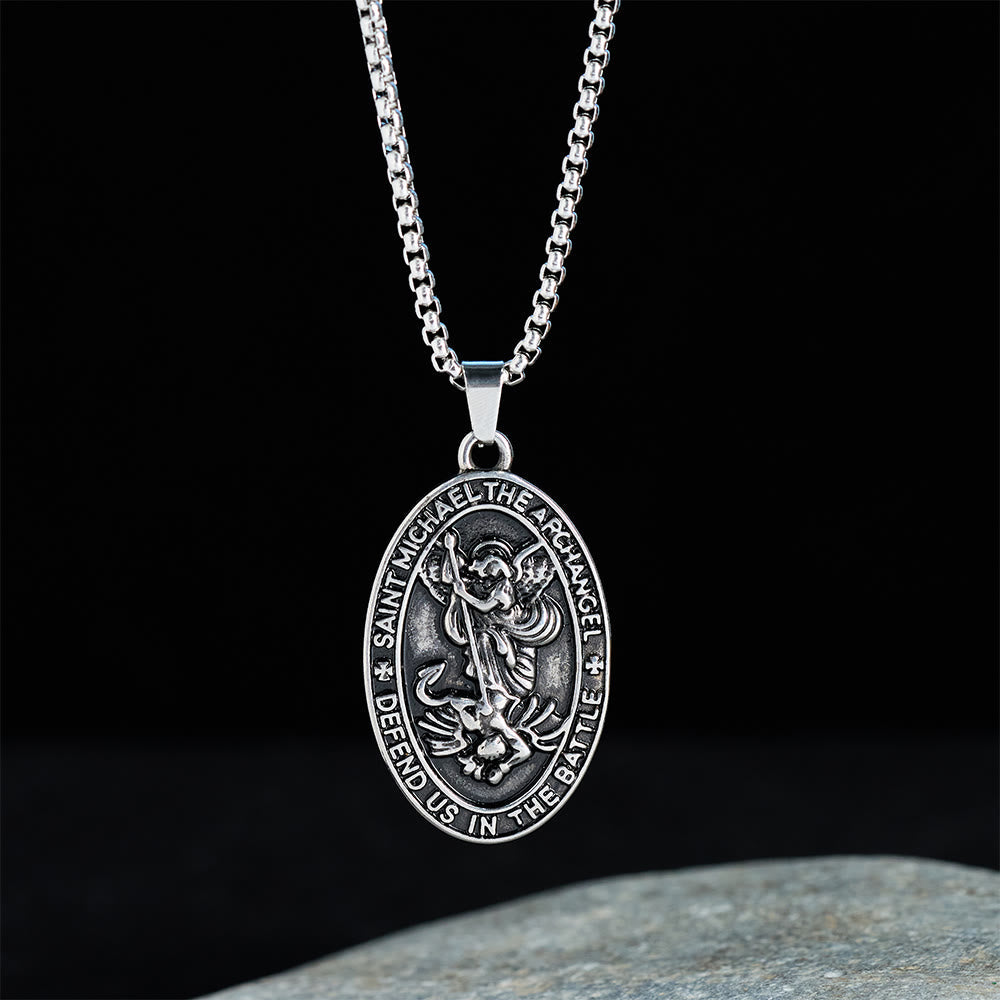 St. Michael Battle Medallion Necklace