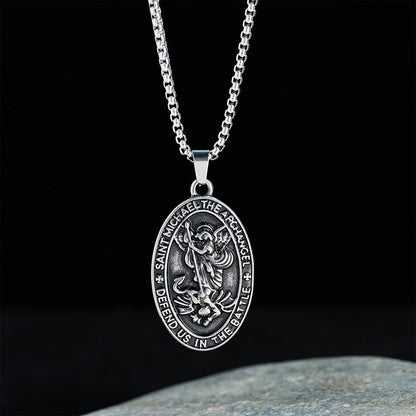 St. Michael Battle Medallion Necklace