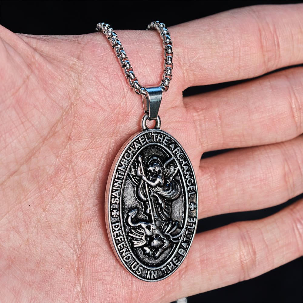 St. Michael Battle Medallion Necklace