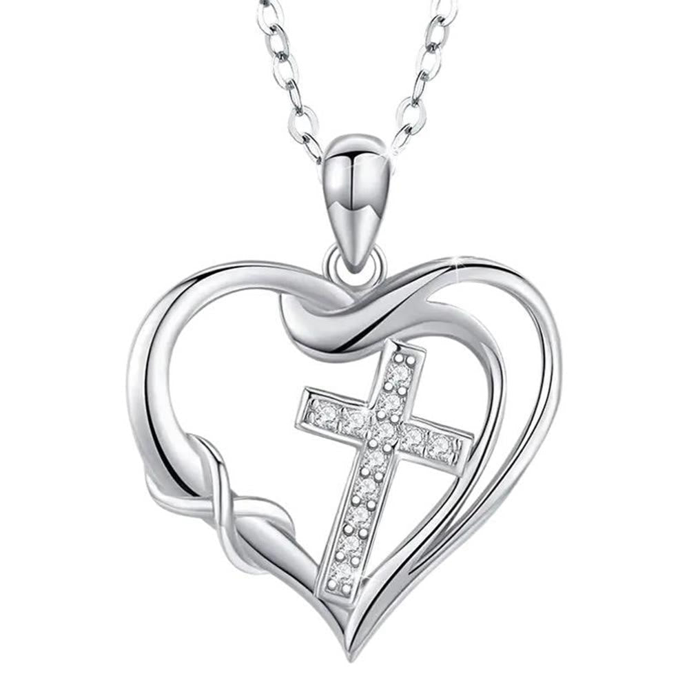 Heart & Cross Necklace
