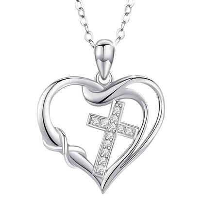 Heart & Cross Necklace