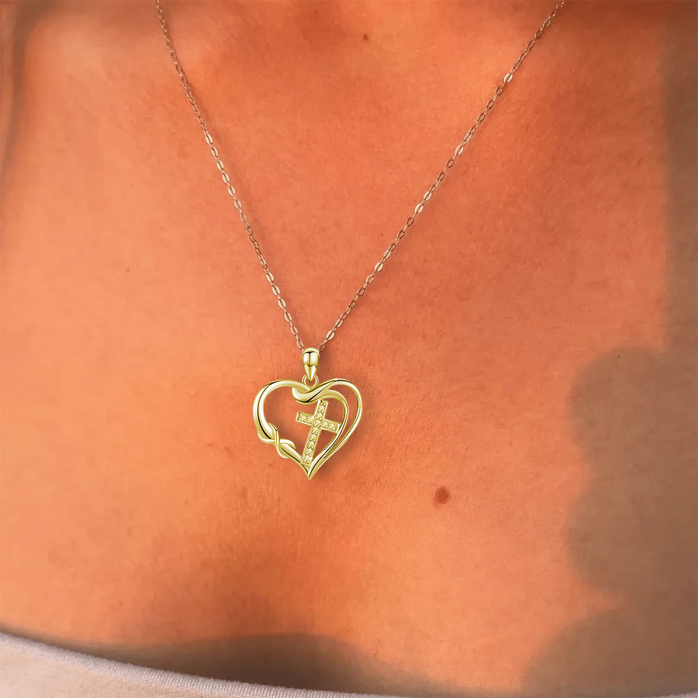 Heart & Cross Necklace