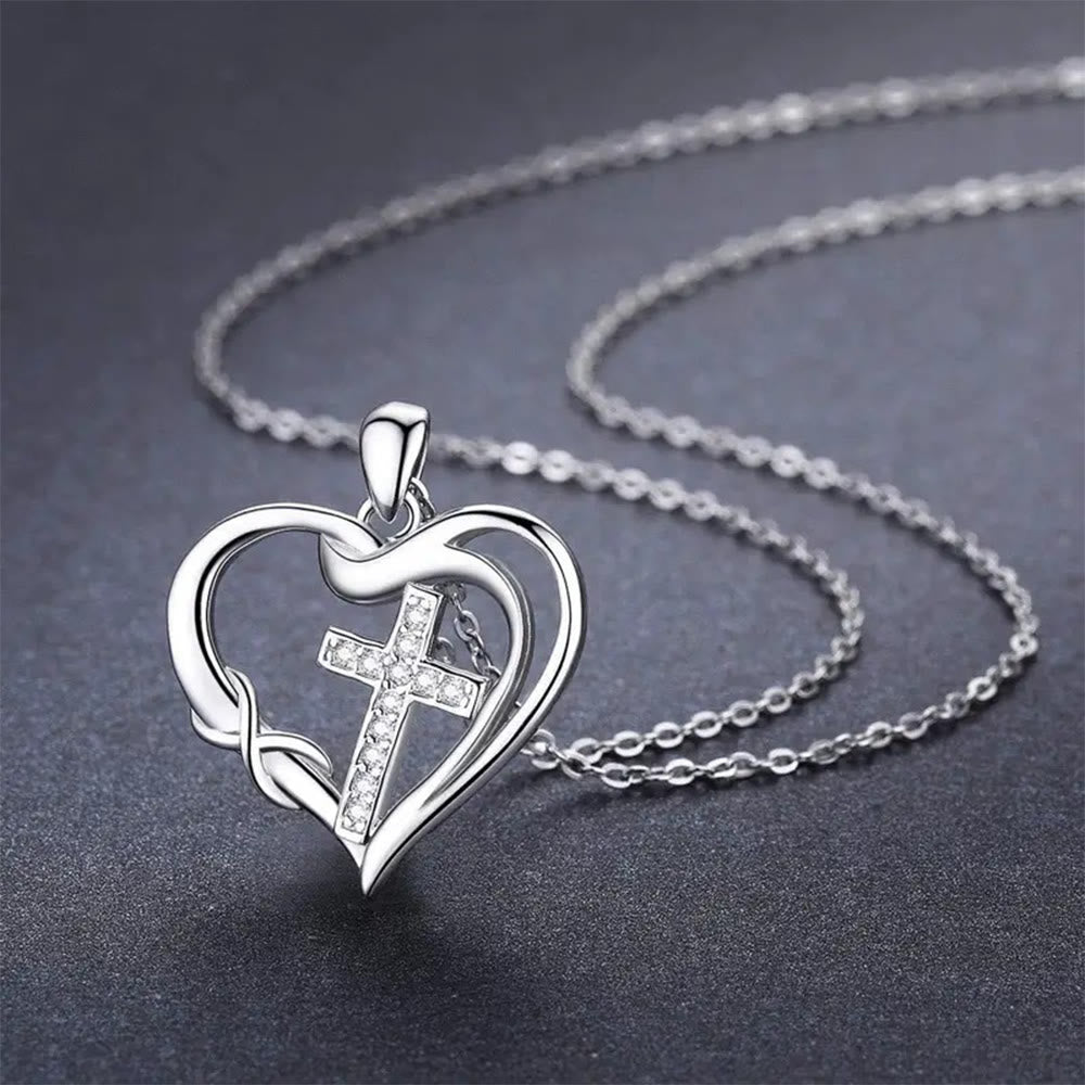 Heart & Cross Necklace