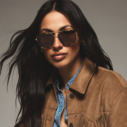 JORDAN - ESPRESSO TORTOISE + BROWN GRADIENT + POLARIZED SUNGLASSES