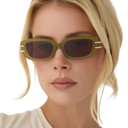 SABINE - SWEET PEA + BROWN + SUNGLASSES