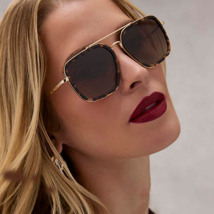 JORDAN - ESPRESSO TORTOISE + BROWN GRADIENT + POLARIZED SUNGLASSES