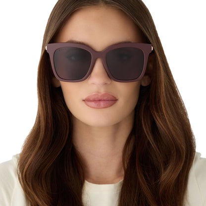 BELLA - RUGBY RED + GREY + SUNGLASSES