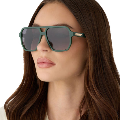 CAMERON - FAIRWAY GREEN + GREY GRADIENT + POLARIZED SUNGLASSES