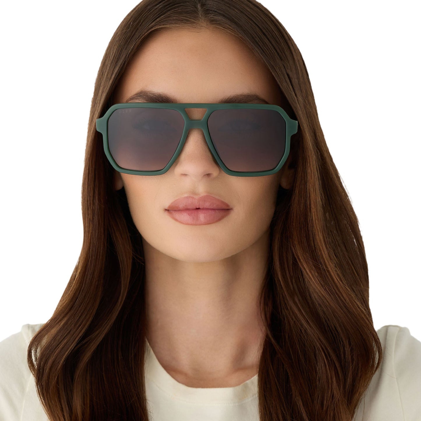 CAMERON - FAIRWAY GREEN + GREY GRADIENT + POLARIZED SUNGLASSES