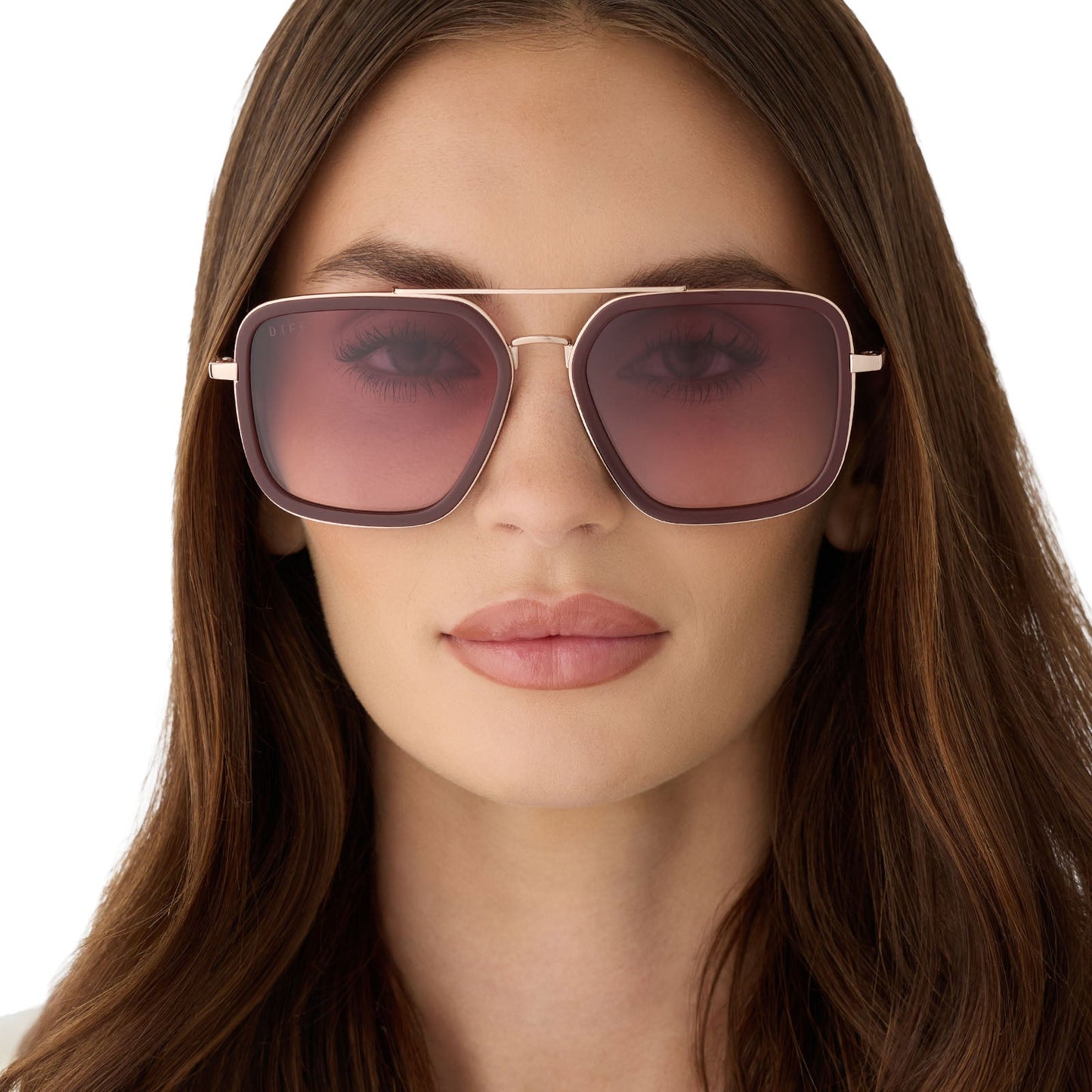 JORDAN - RUGBY RED + BURGUNDY GRADIENT SUNGLASSES