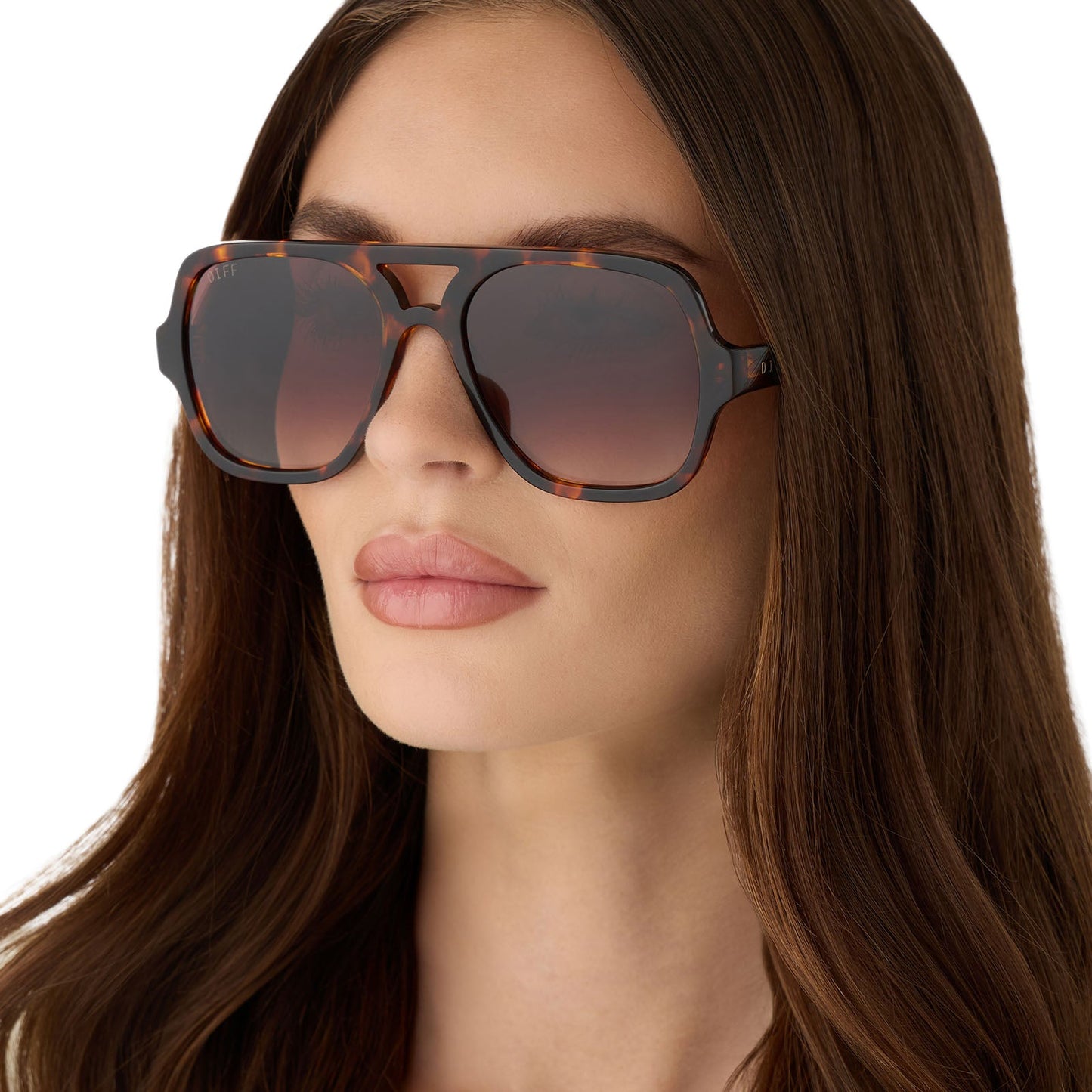 LAYTON - RICH TORTOISE + BROWN GRADIENT SUNGLASSES