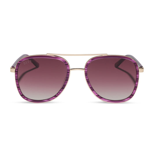 CHESHIRE CAT - PURPLE + PINK GRADIENT + SUNGLASSES