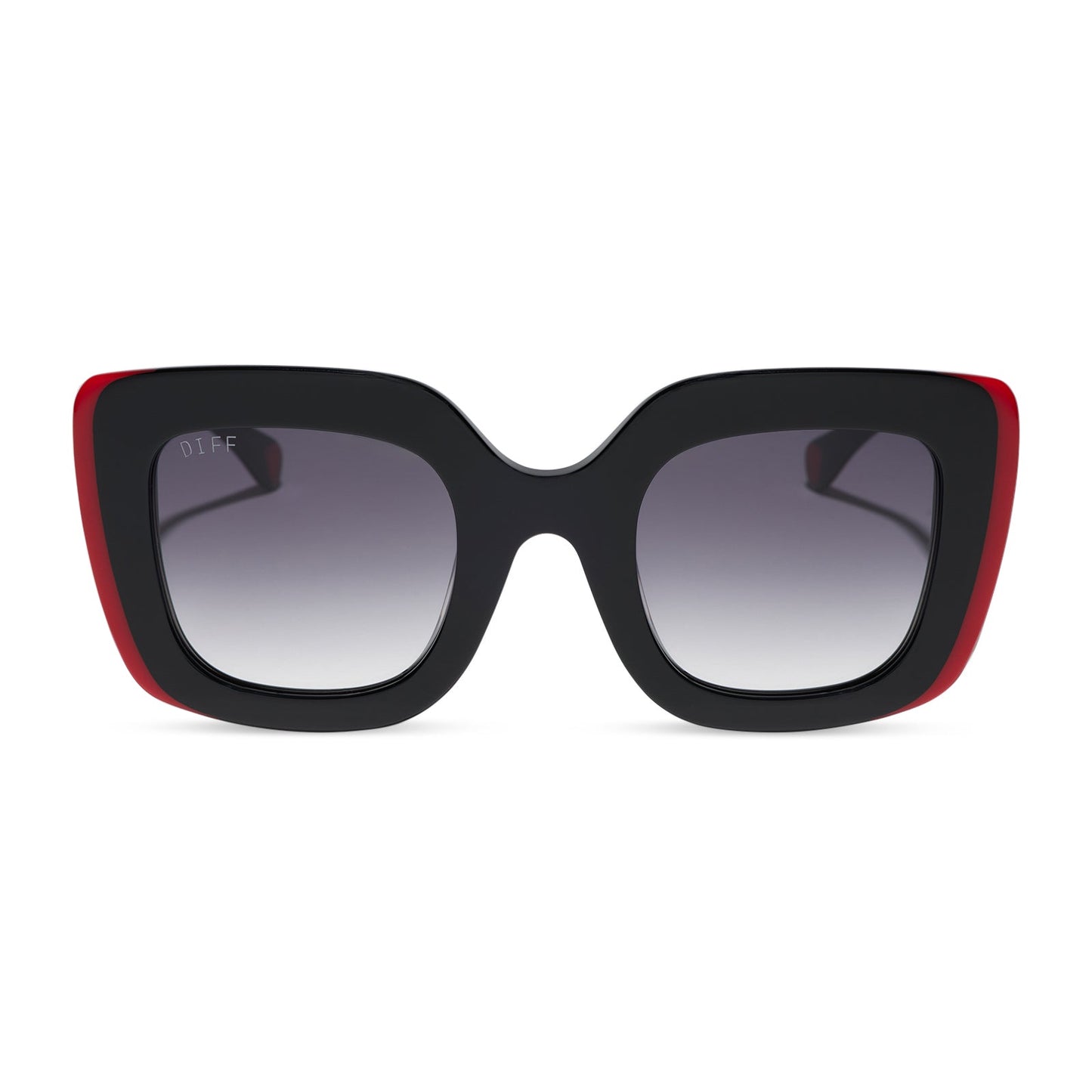 QUEEN OF HEARTS - BLACK + GREY GRADIENT + SUNGLASSES