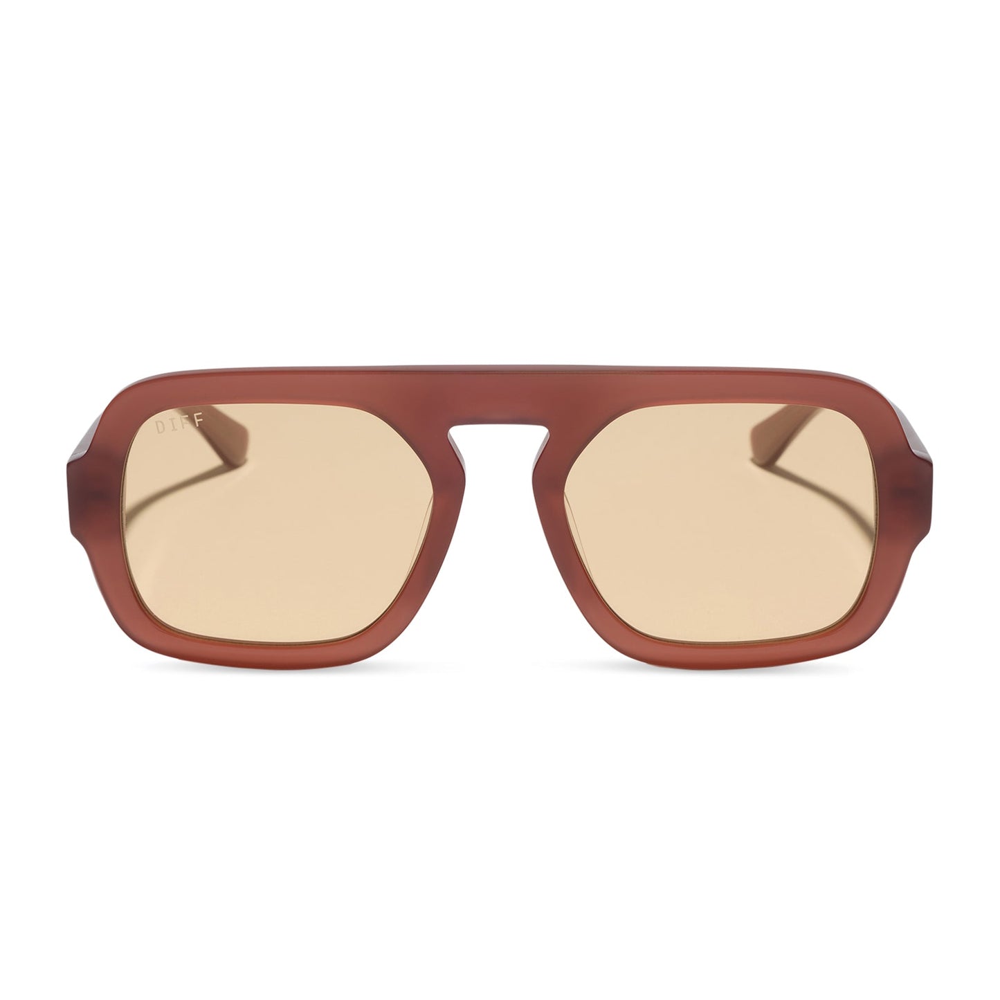 ALIX - TERRACOTTA + CHAMPAGNE TINT + SUNGLASSES