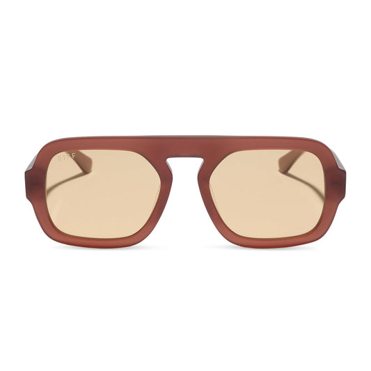 ALIX - TERRACOTTA + CHAMPAGNE TINT + SUNGLASSES