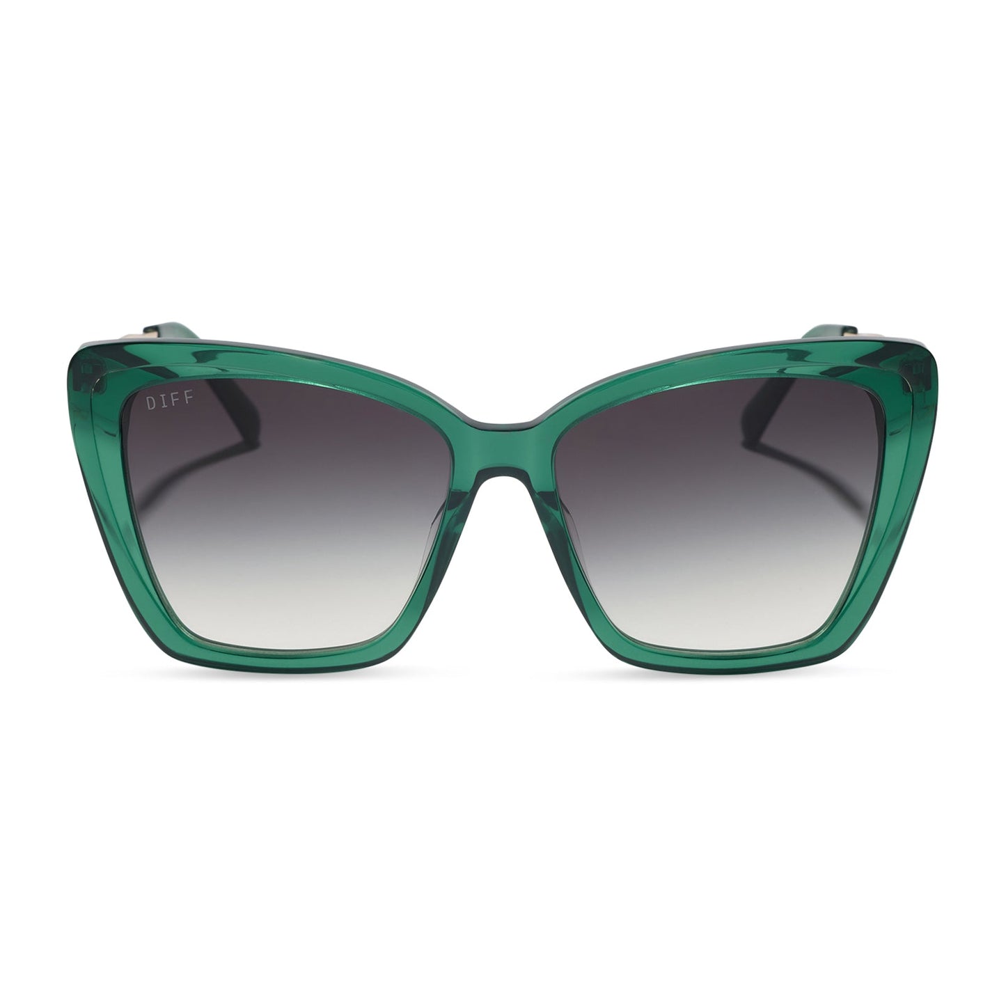 BECKY II - DEEP GREEN + GREY GRADIENT + SUNGLASSES