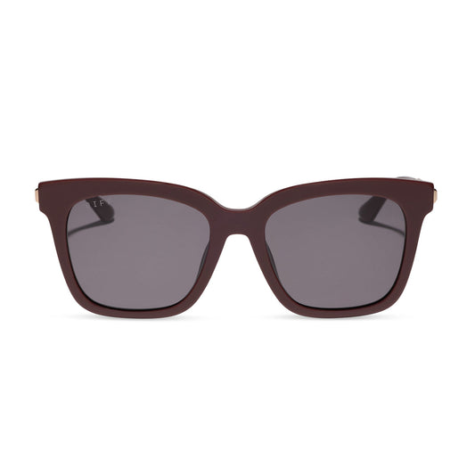 BELLA - RUGBY RED + GREY + SUNGLASSES
