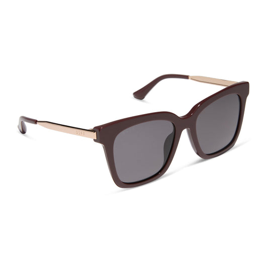 BELLA - RUGBY RED + GREY + SUNGLASSES