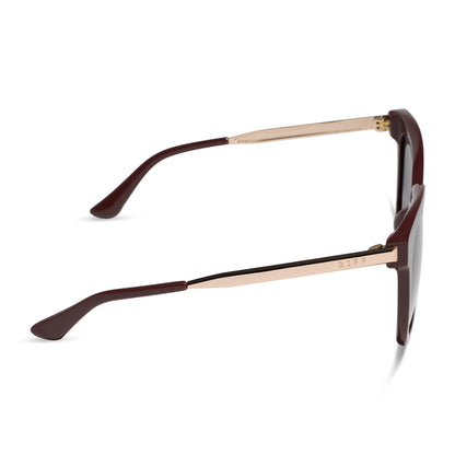 BELLA - RUGBY RED + GREY + SUNGLASSES