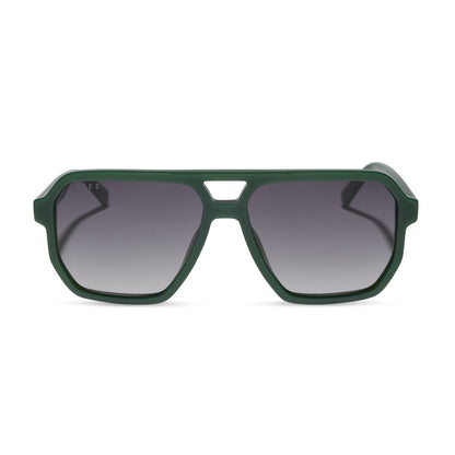 CAMERON - FAIRWAY GREEN + GREY GRADIENT + POLARIZED SUNGLASSES