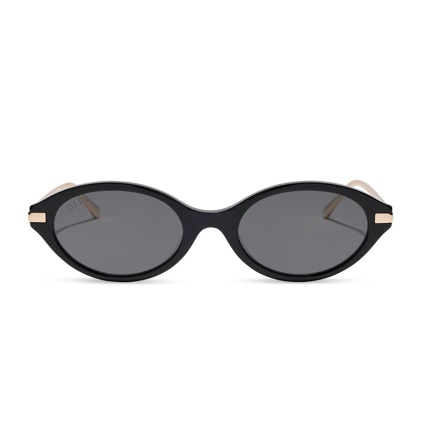 CLAUDINE - BLACK + GREY + POLARIZED + SUNGLASSES