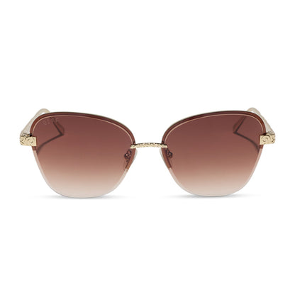 BELLE 3.0 - GOLD + BROWN GRADIENT + SUNGLASSES
