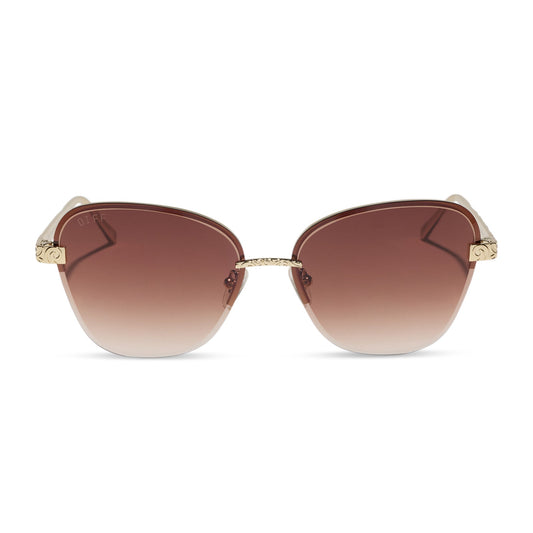 BELLE 3.0 - GOLD + BROWN GRADIENT + SUNGLASSES