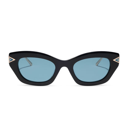 JASMINE 2.0 - BLACK + TEAL + SUNGLASSES