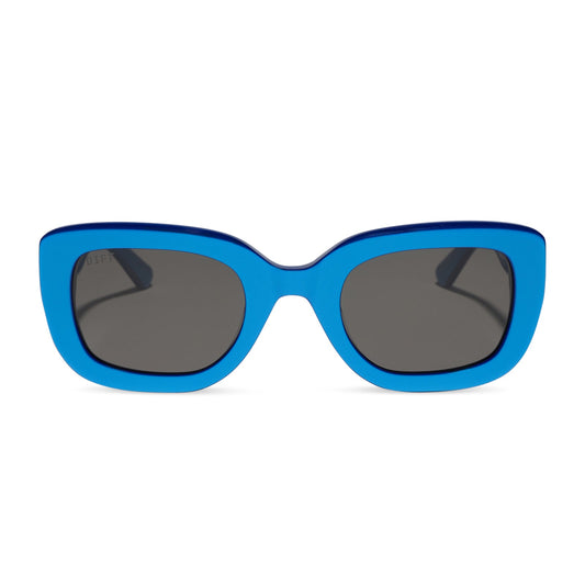 ROMY - LUMINOUS BLUE + GREY + SUNGLASSES