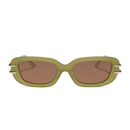 SABINE - SWEET PEA + BROWN + SUNGLASSES
