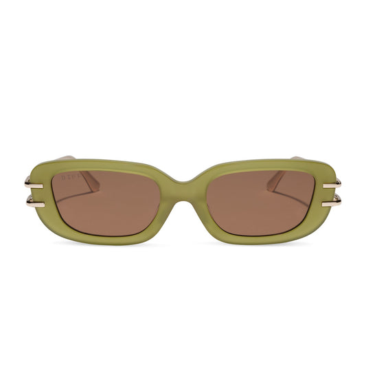 SABINE - SWEET PEA + BROWN + SUNGLASSES
