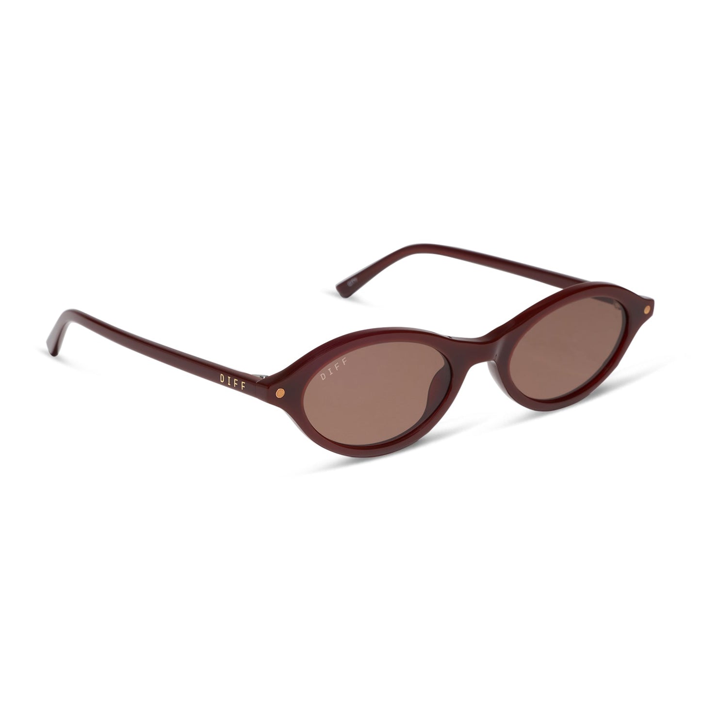 THE CITY - RICH BROWN CRYSTAL + BROWN + SUNGLASSES