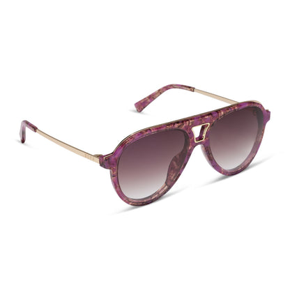 TOSCA III - LAVENDER HAZE TORTOISE + BROWN GRADIENT + SUNGLASSES