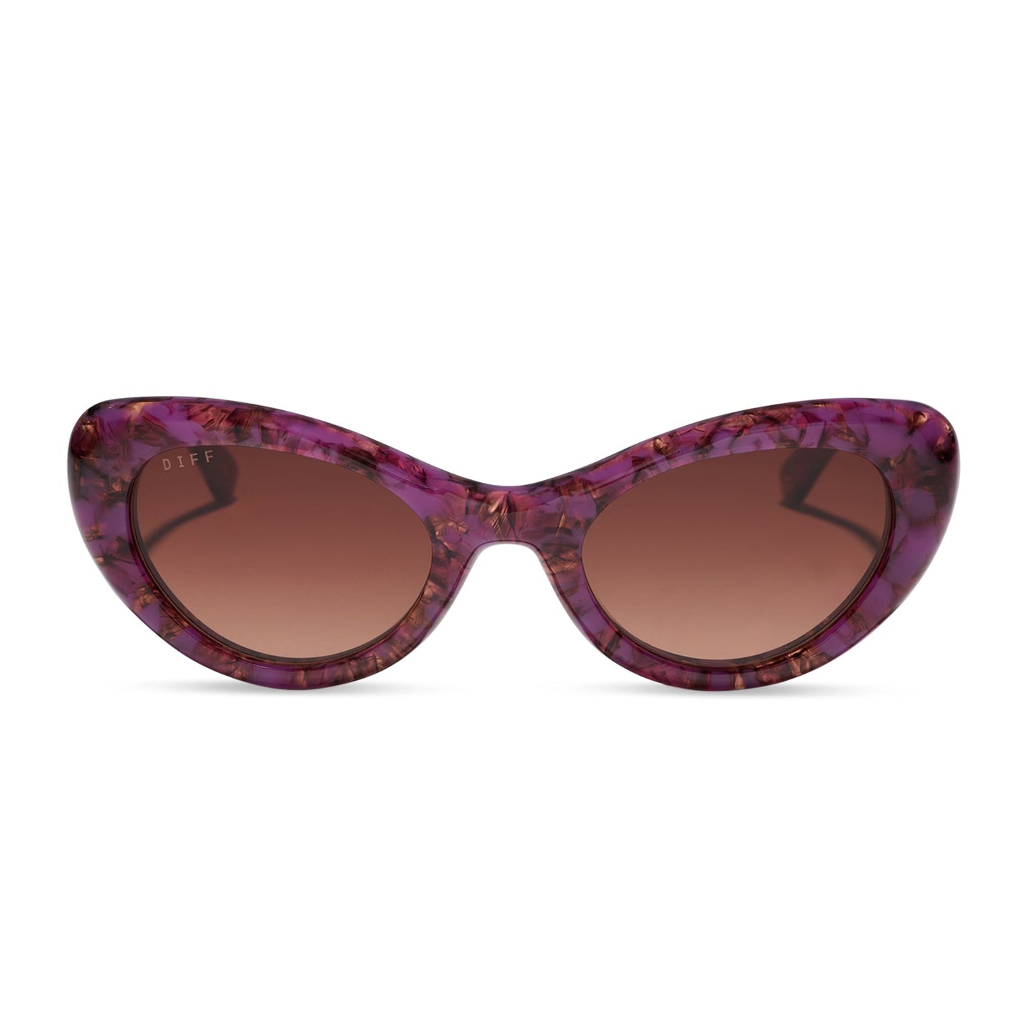 ZARIA - LAVENDER HAZE TORTOISE + BROWN GRADIENT + SUNGLASSES