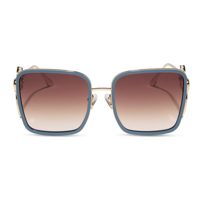 BELLE 2.0 - GOLD + ENCHANTING BLUE + BROWN GRADIENT + POLARIZED SUNGLASSES